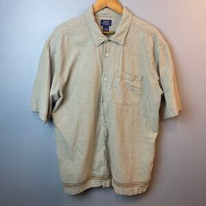 MENS OCI Cotton Casual Button Down Buffalo Check Shirt